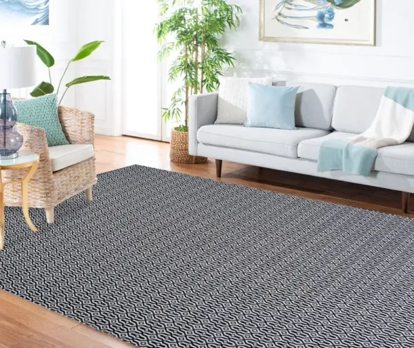 Track Rug, Charcoal/Grey