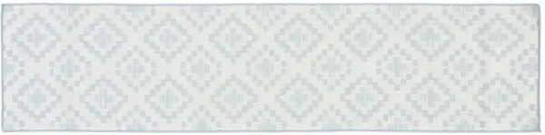 Lattice Indoor/Outdoor Rug, Ivory/Grey