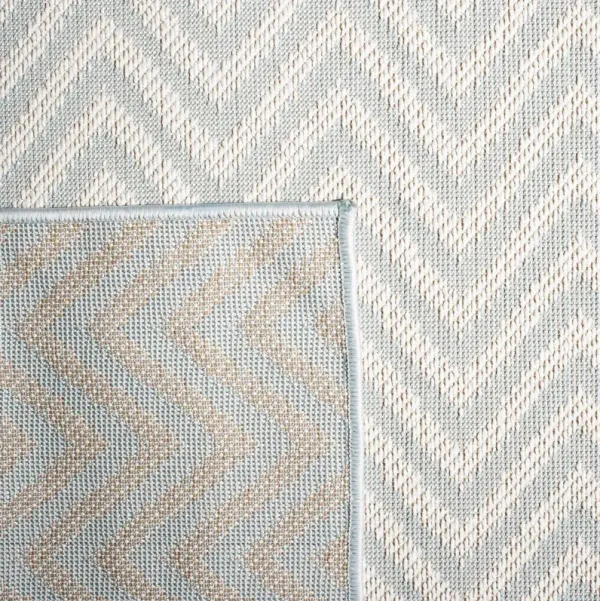 Kern Indoor/Outdoor Rug, Grey/Cream