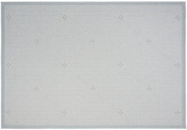 Ziller Indoor/Outdoor Rug, Silver/Grey