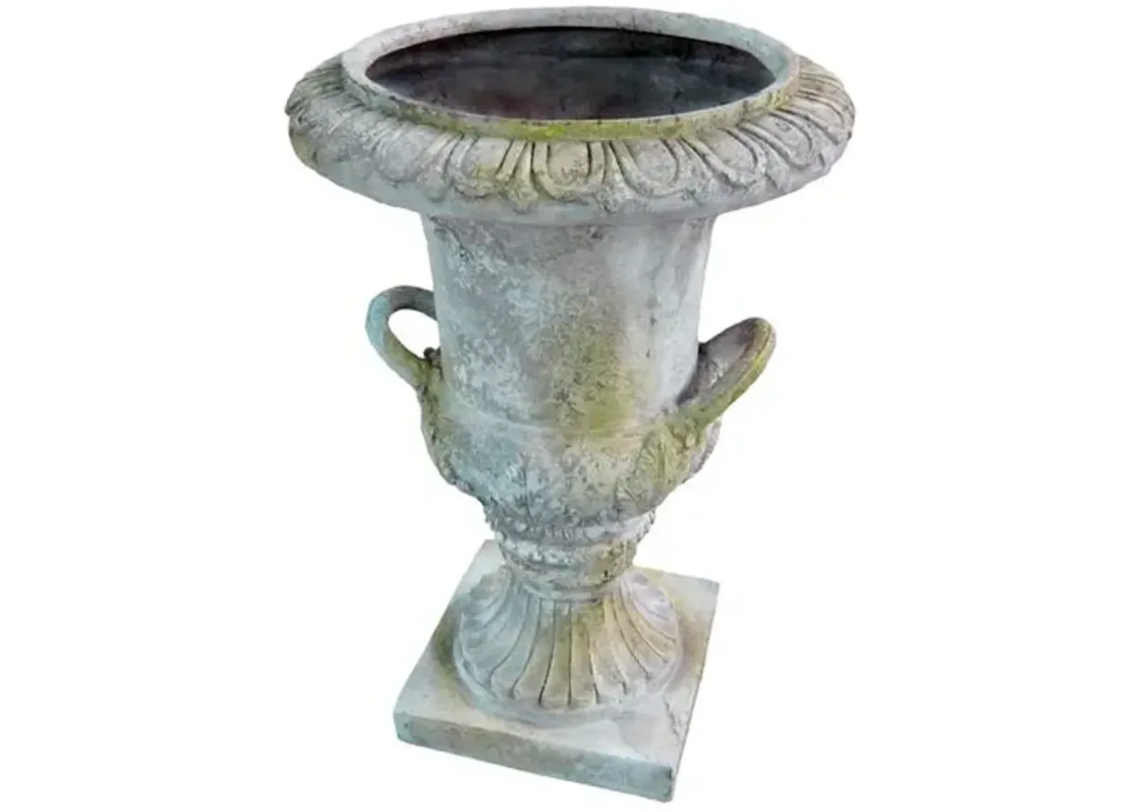 31" Campania Handle Urn - Beige