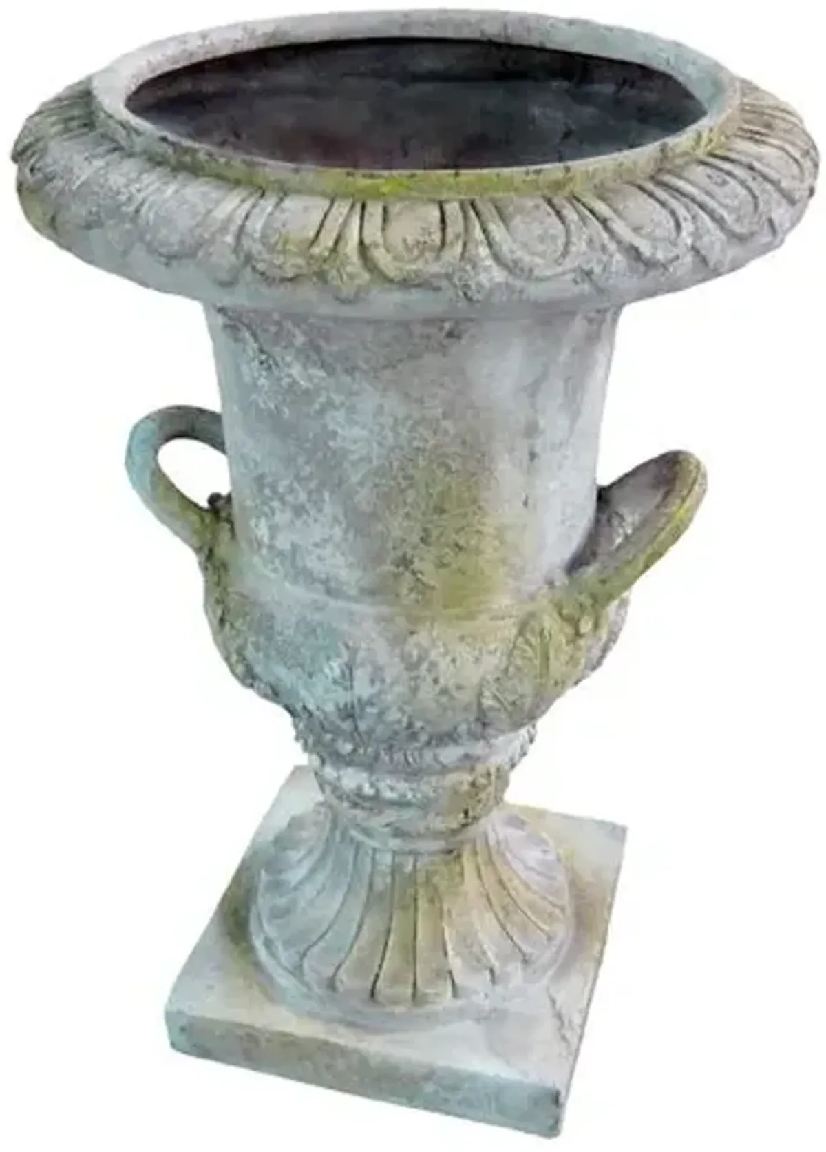 31" Campania Handle Urn - Beige