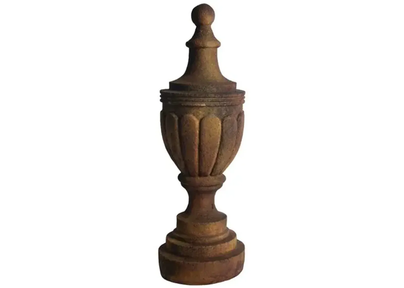 25" Ashley Finial - Sandstone - Handcrafted - Brown