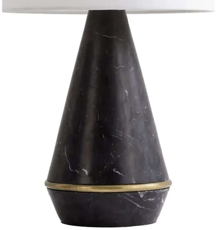 Estee Table Lamp - Black Marble - Tulsi Home