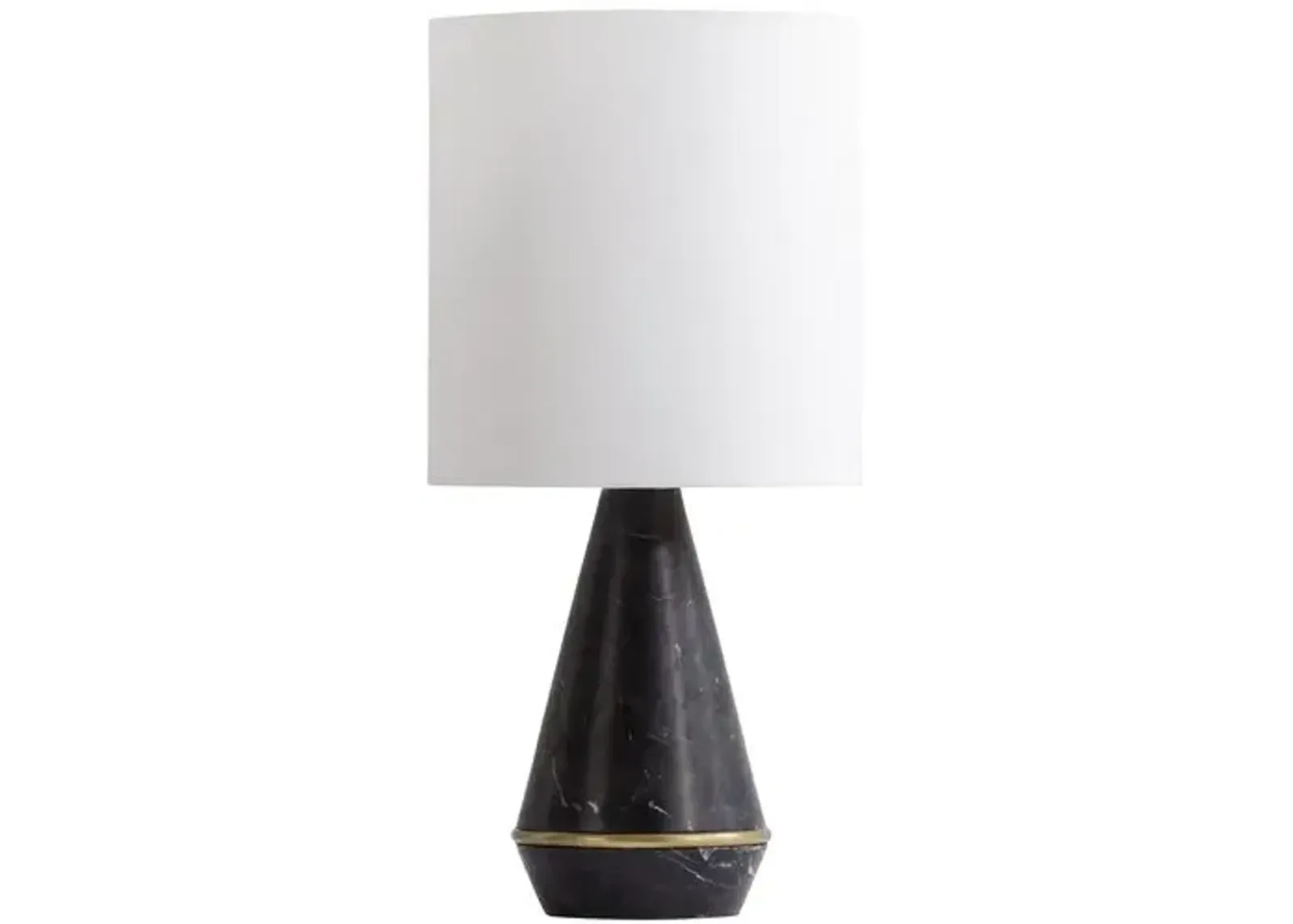 Estee Table Lamp - Black Marble - Tulsi Home