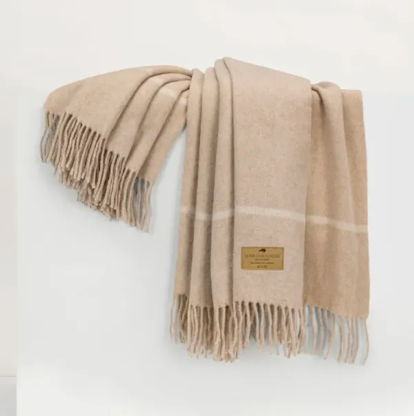 Windowpane Cashmere Throw