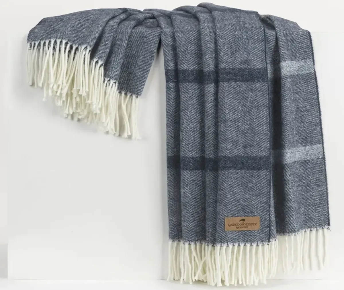 Montauk Stripe Herringbone Throw
