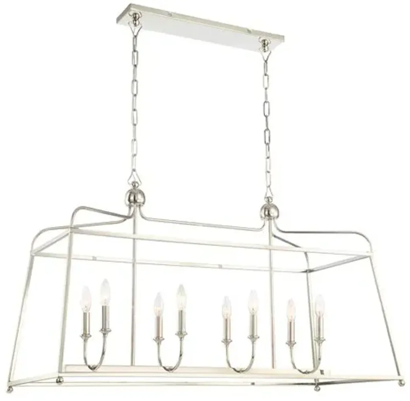 Sylvan Linear Chandelier - Crystorama - Silver