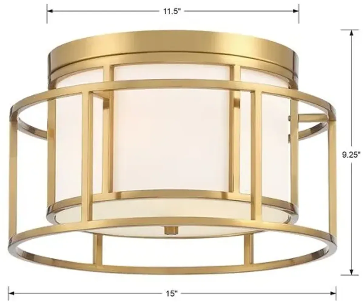 Hulton Ceiling Mount - Luxe Gold - Crystorama