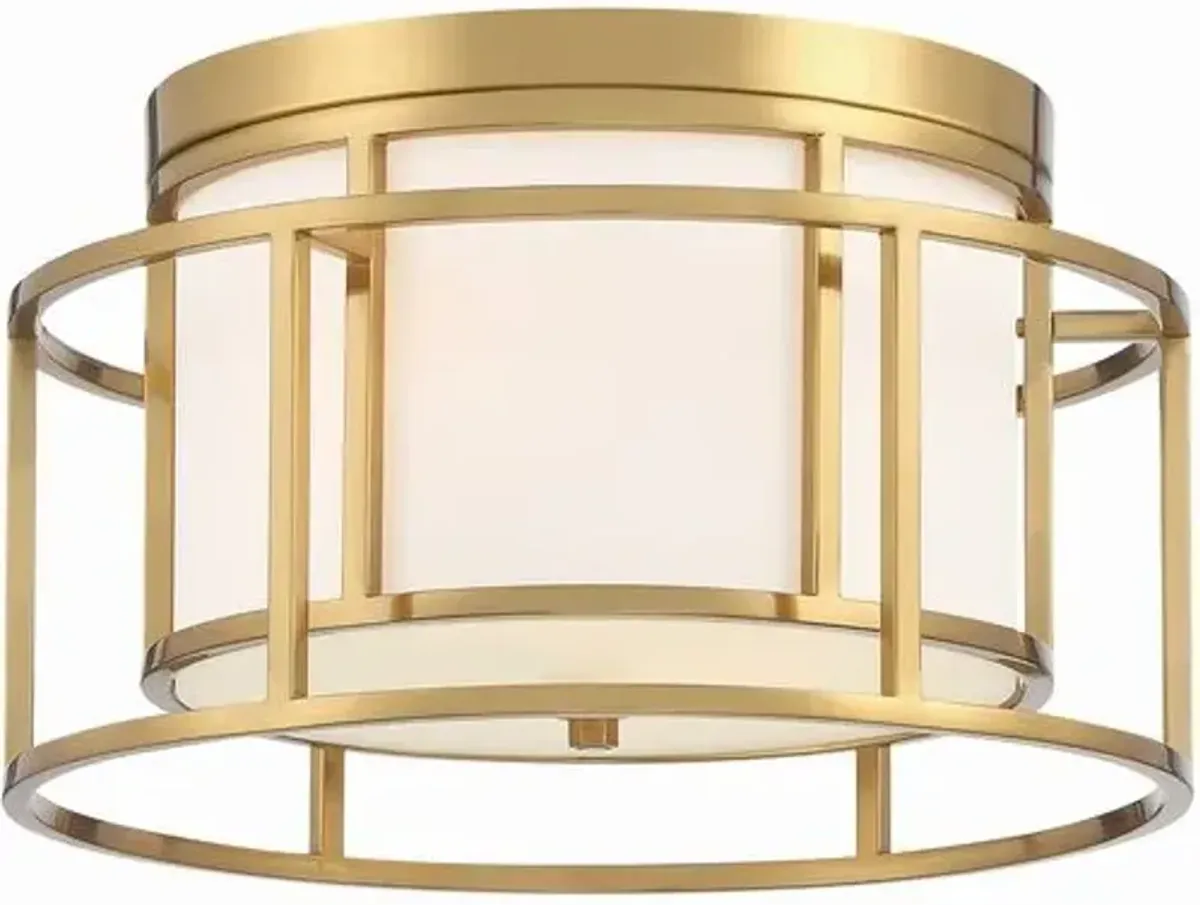 Hulton Ceiling Mount - Luxe Gold - Crystorama