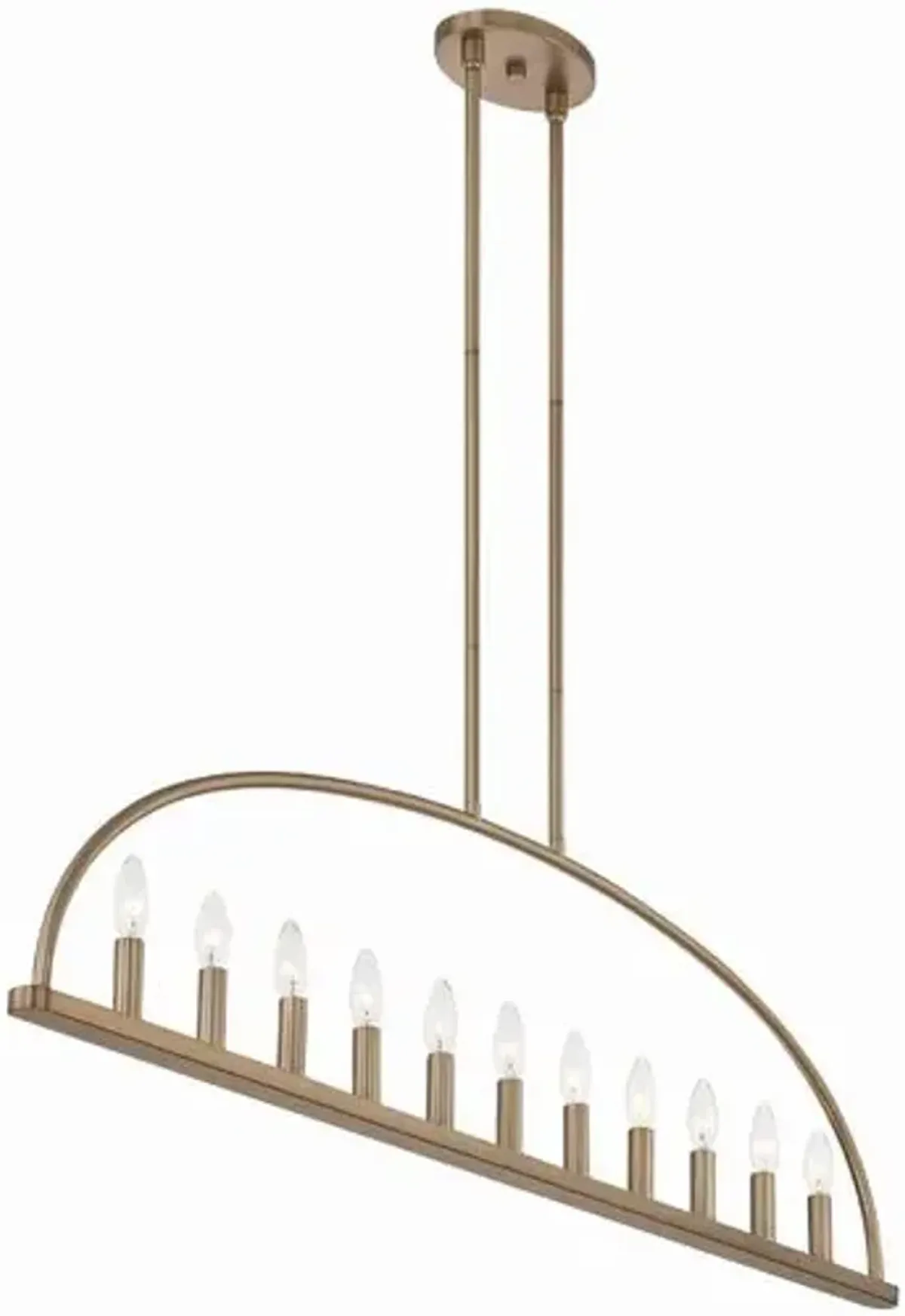 Abbott Linear Chandelier - Crystorama - Gold