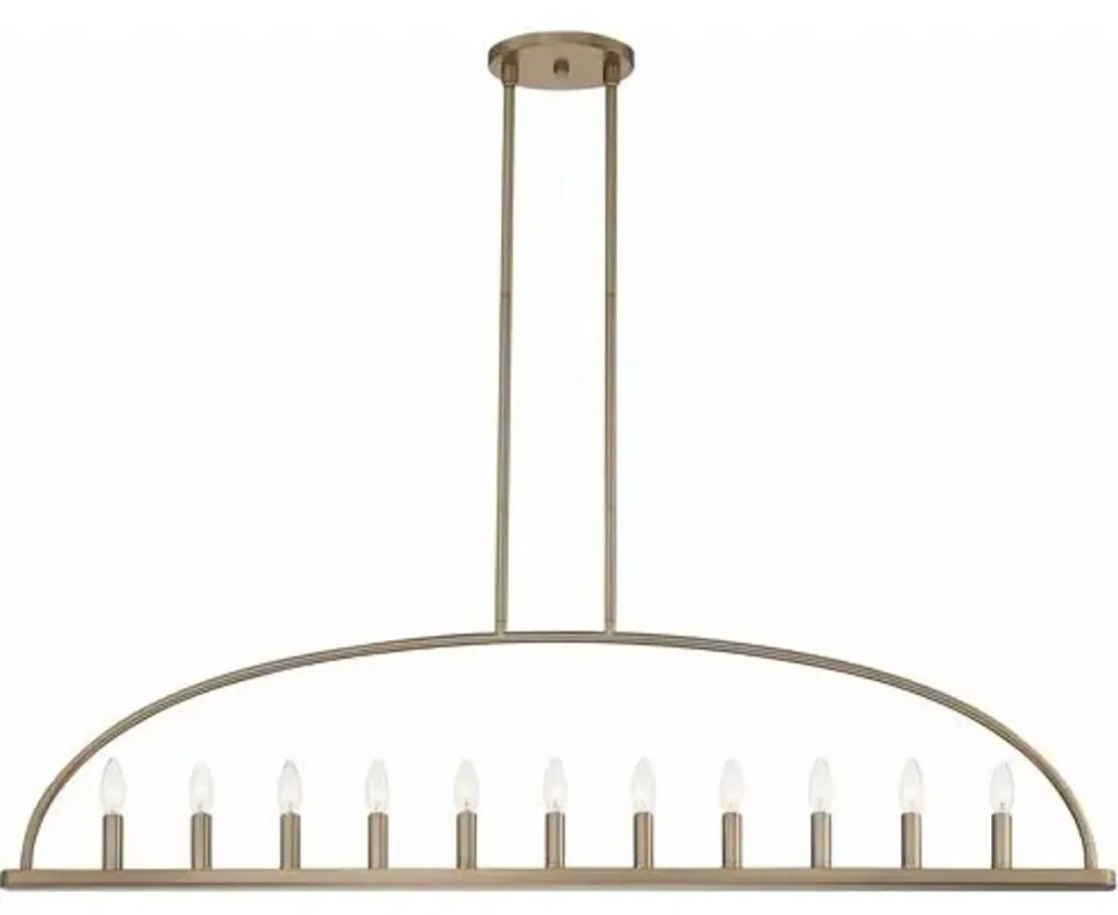 Abbott Linear Chandelier - Crystorama - Gold