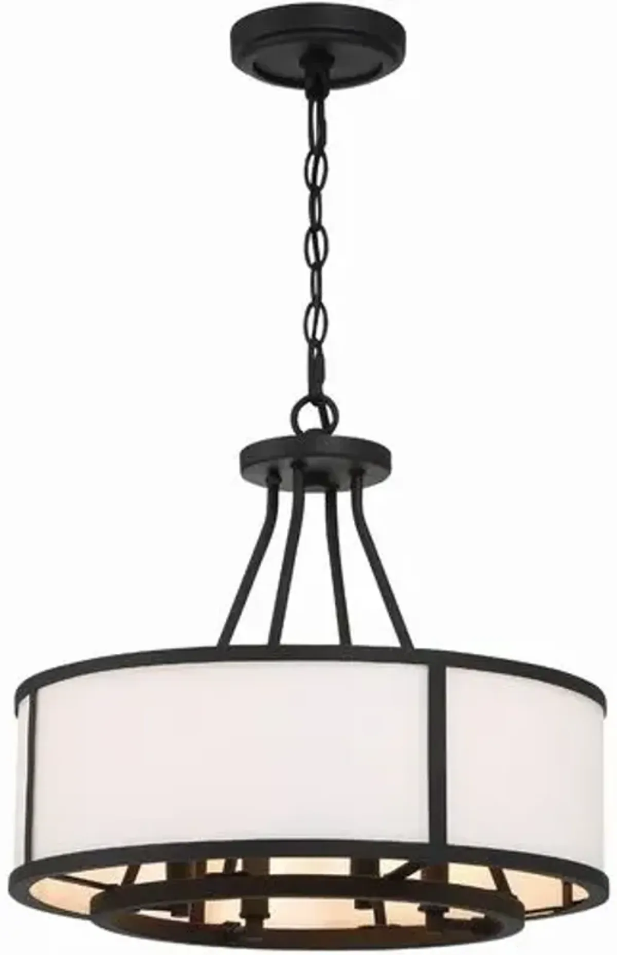 Bryant Chandelier - Black Forged - Crystorama