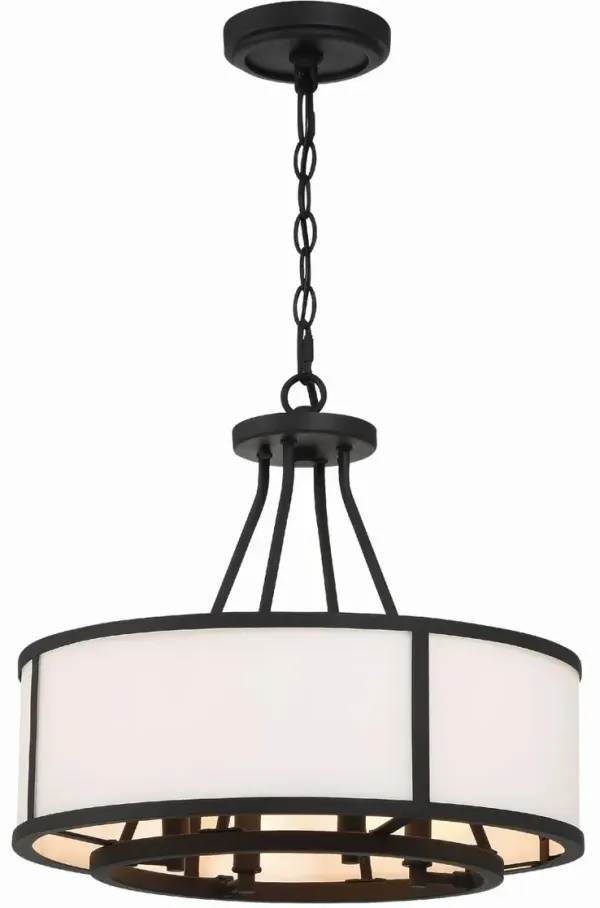 Bryant Chandelier - Black Forged - Crystorama