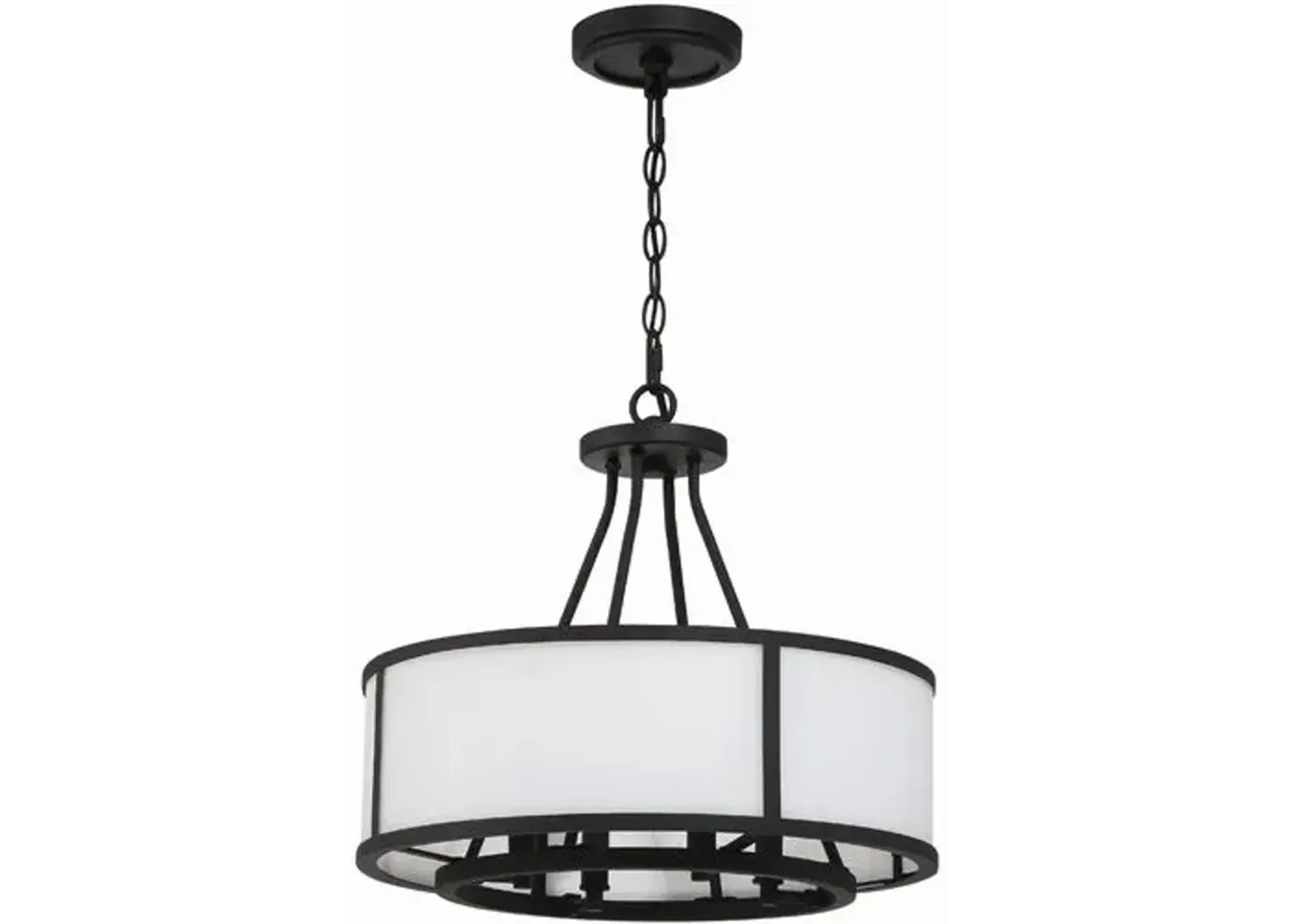 Bryant Chandelier - Black Forged - Crystorama