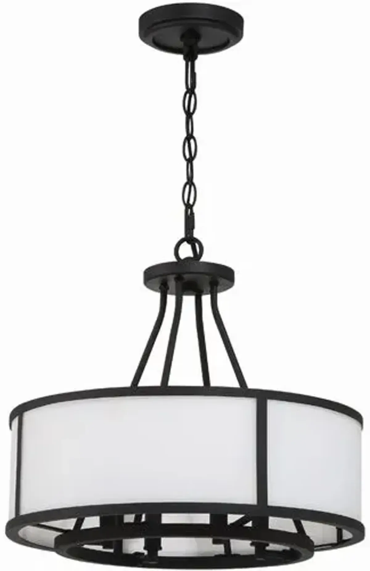 Bryant Chandelier - Black Forged - Crystorama