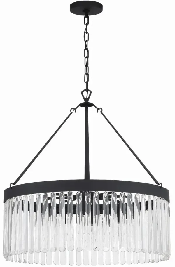 Emory Chandelier - Crystorama - Black