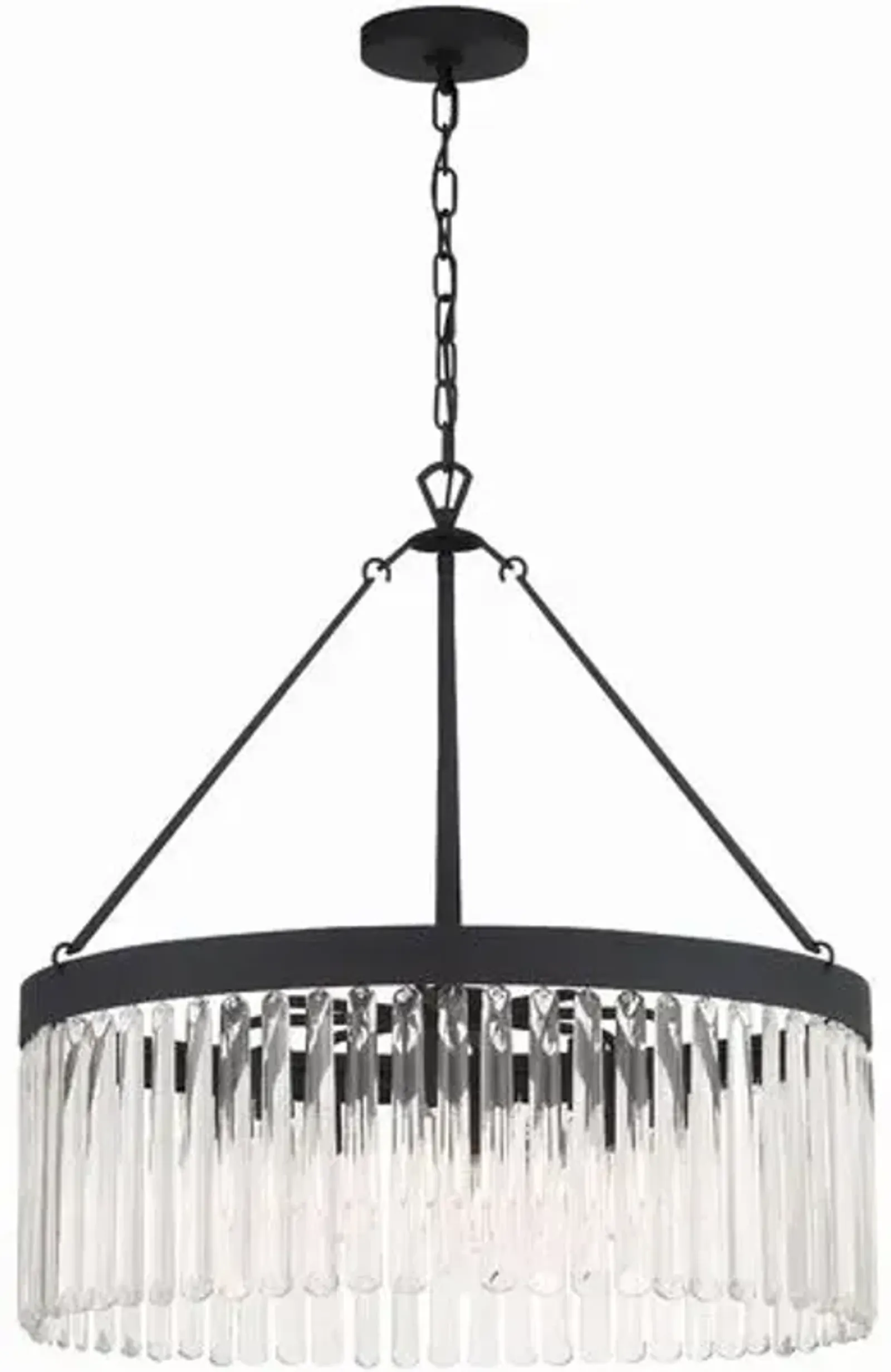 Emory Chandelier - Crystorama - Black