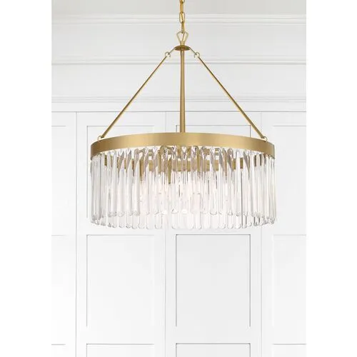 Emory Chandelier - Crystorama - Gold