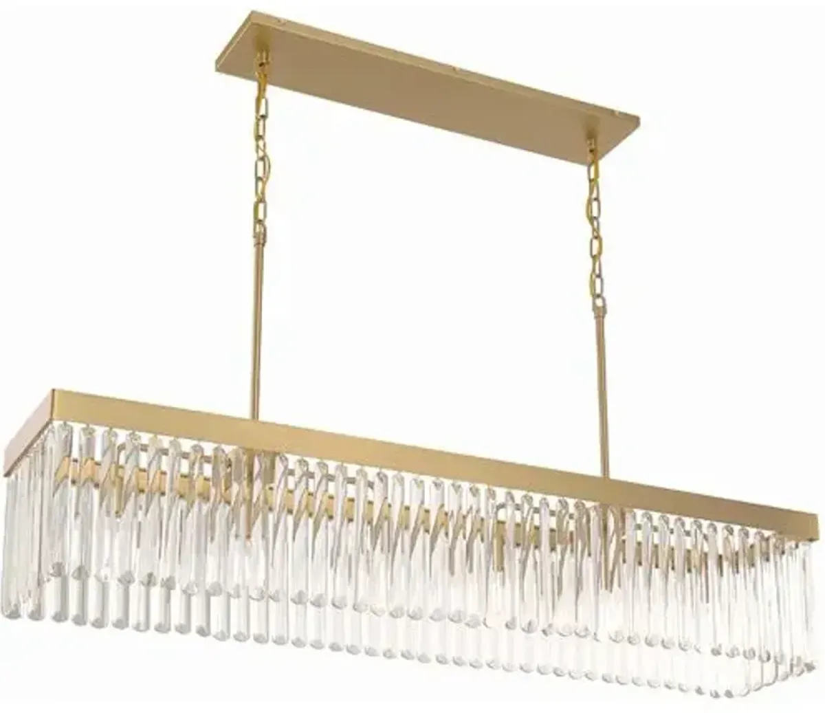 Emory Linear Chandelier - Crystorama - Gold