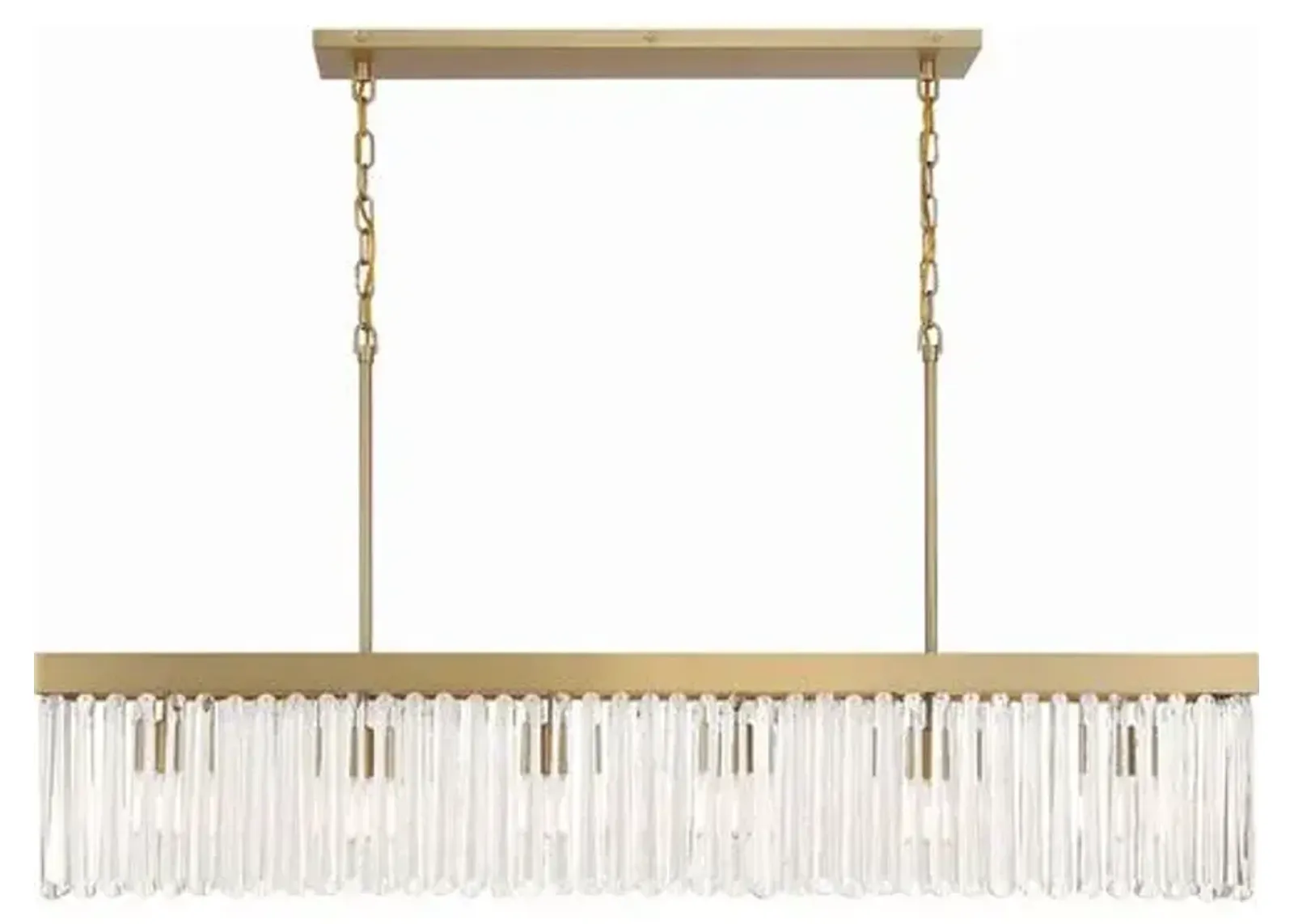 Emory Linear Chandelier - Crystorama - Gold