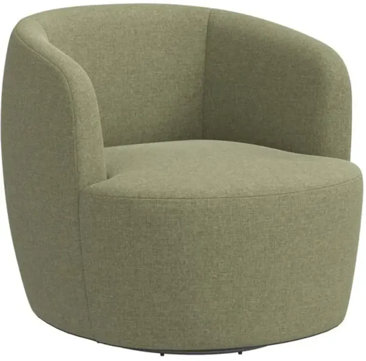 Chester Swivel Chair - Textured Linen