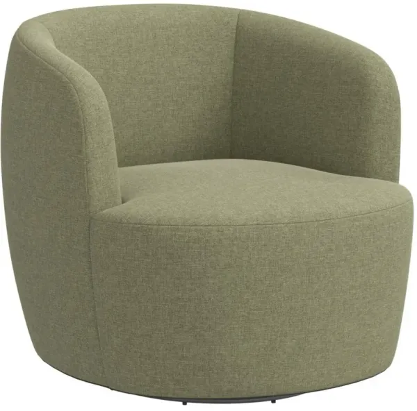 Chester Swivel Chair, Textured Linen