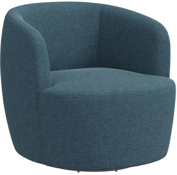 Chester Swivel Chair, Textured Linen