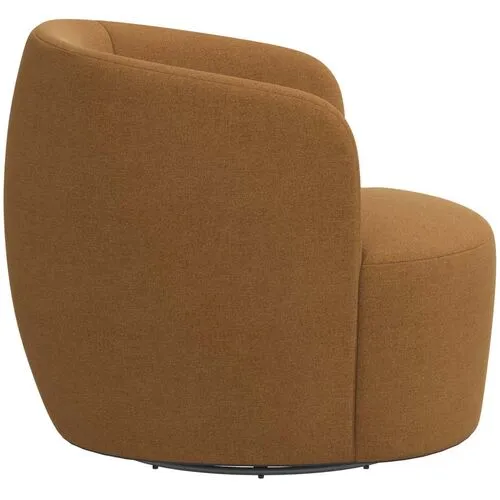 Chester Swivel Chair - Textured Linen