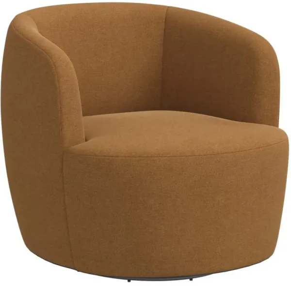 Chester Swivel Chair, Textured Linen