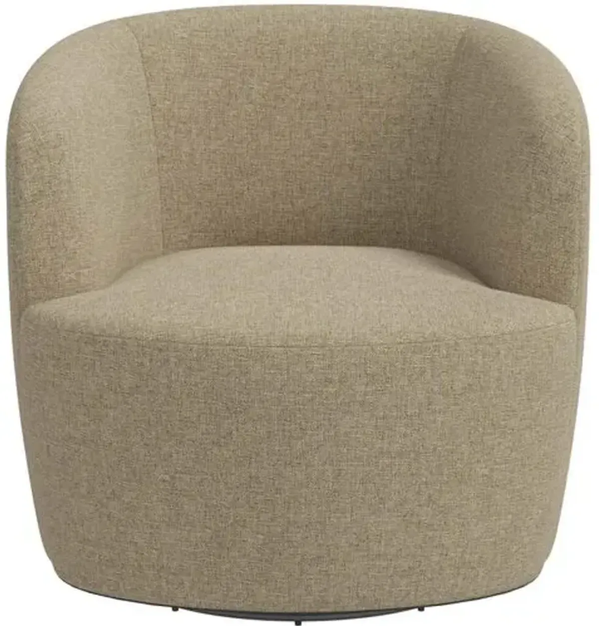 Chester Swivel Chair - Textured Linen