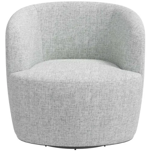 Chester Swivel Chair - Textured Linen