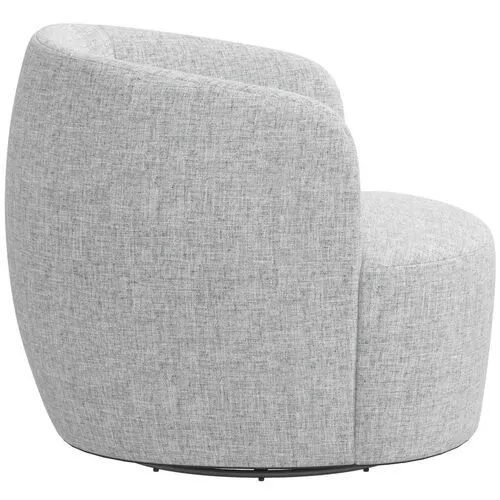 Chester Swivel Chair - Textured Linen