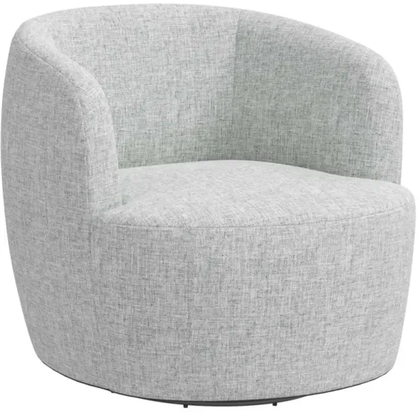 Chester Swivel Chair, Textured Linen