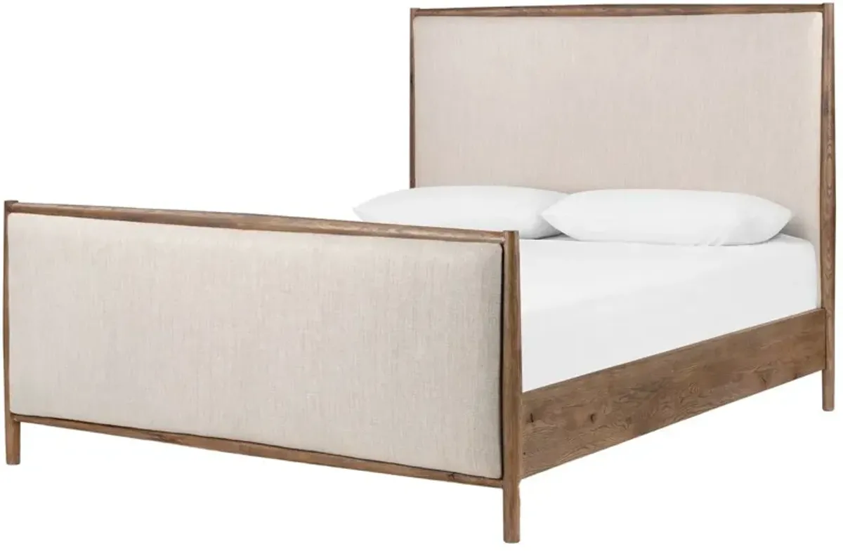Riverton Bed, Weathered Oak/Natural