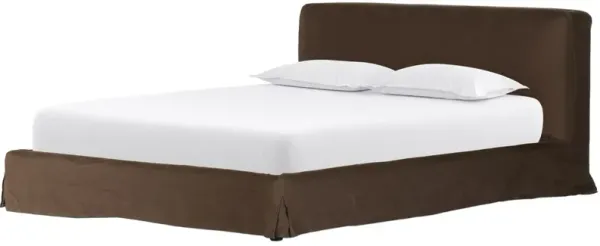 Adelle Slipcover Bed, Libeco Linen