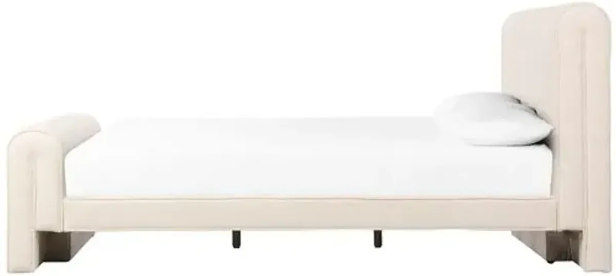 London Bed - Cream Performance - Ivory