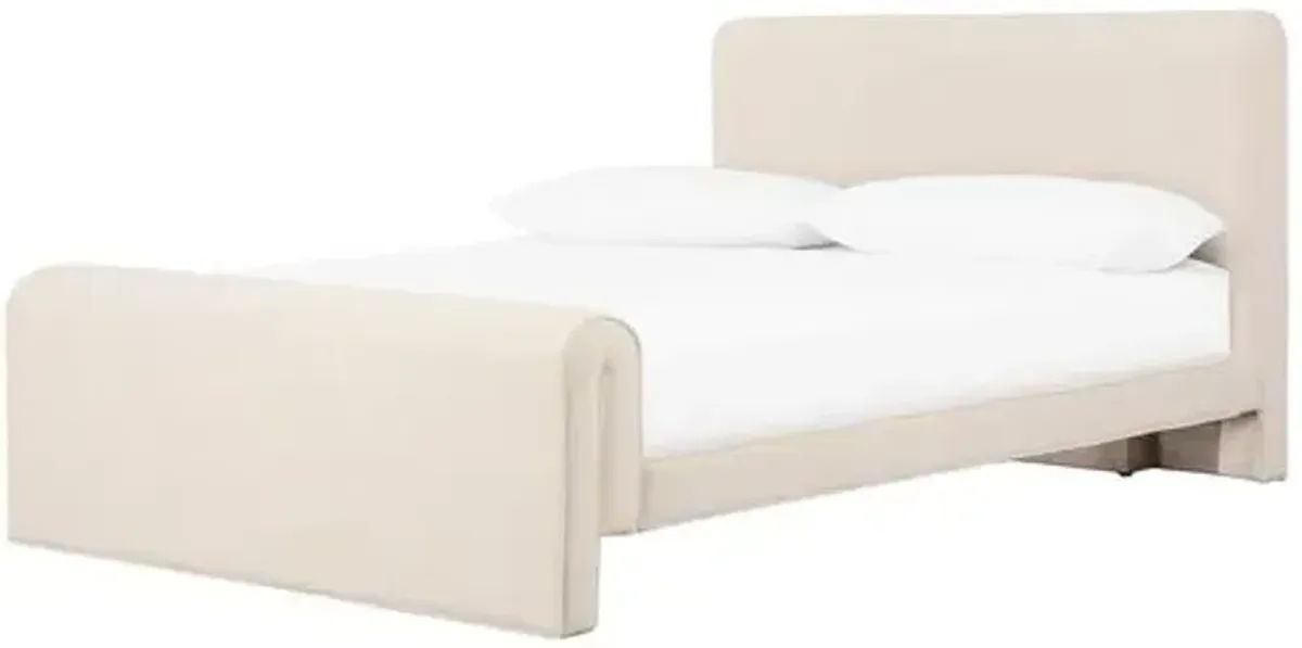 London Bed - Cream Performance - Ivory