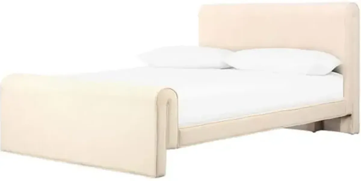 London Bed - Cream Performance - Ivory
