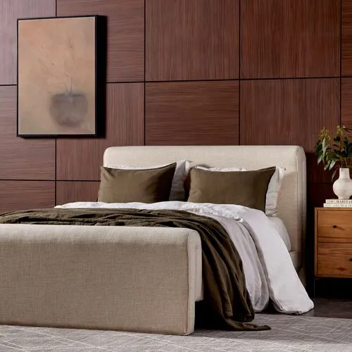 London Bed - Cream Performance - Ivory