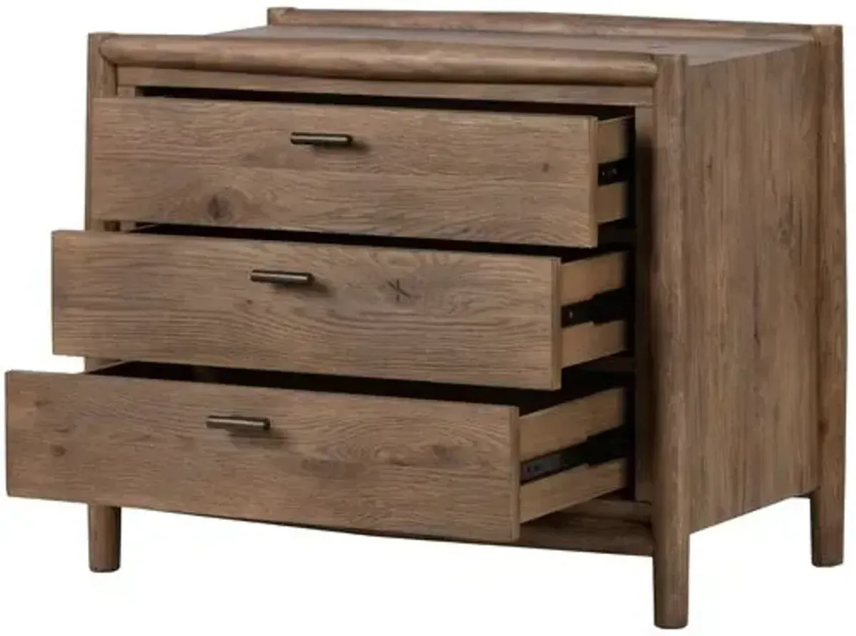 Riverton Nightstand - Weathered Oak