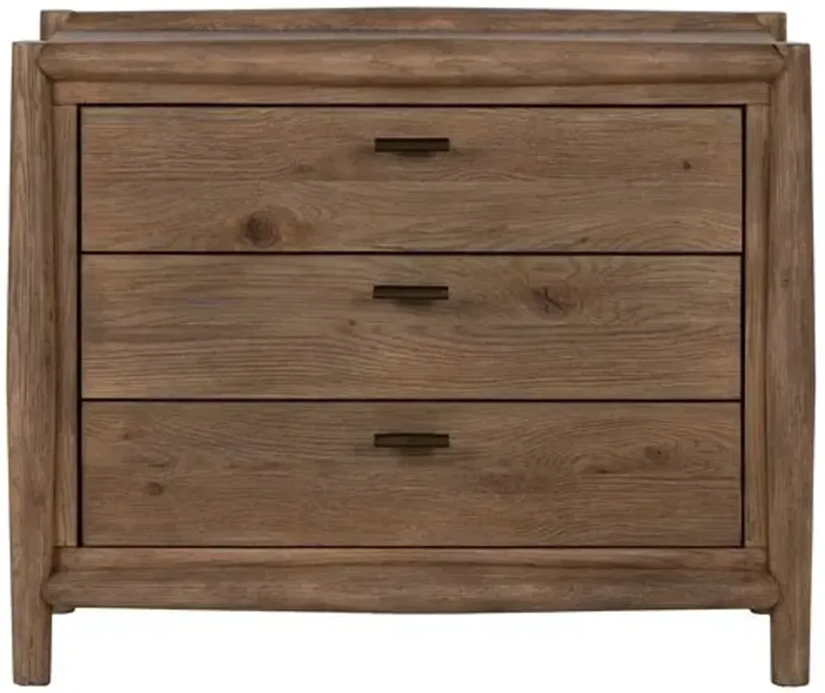 Riverton Nightstand - Weathered Oak