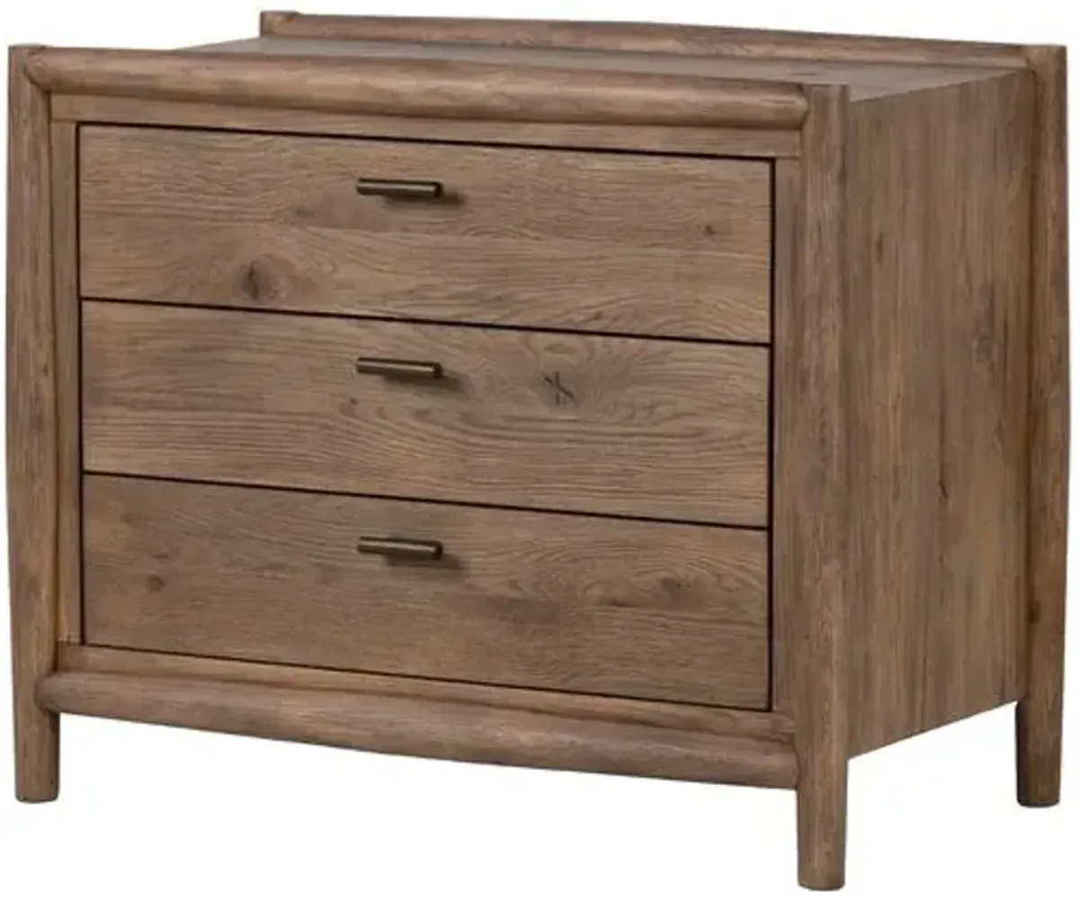 Riverton Nightstand - Weathered Oak