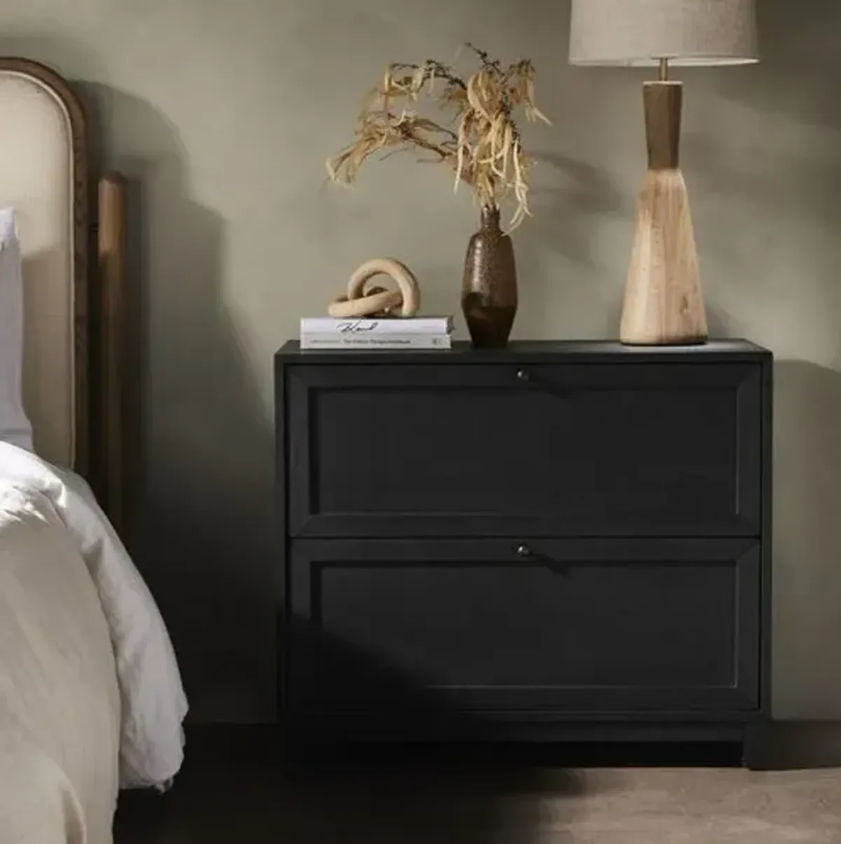 Montclair Nightstand - Drifted Matte Black