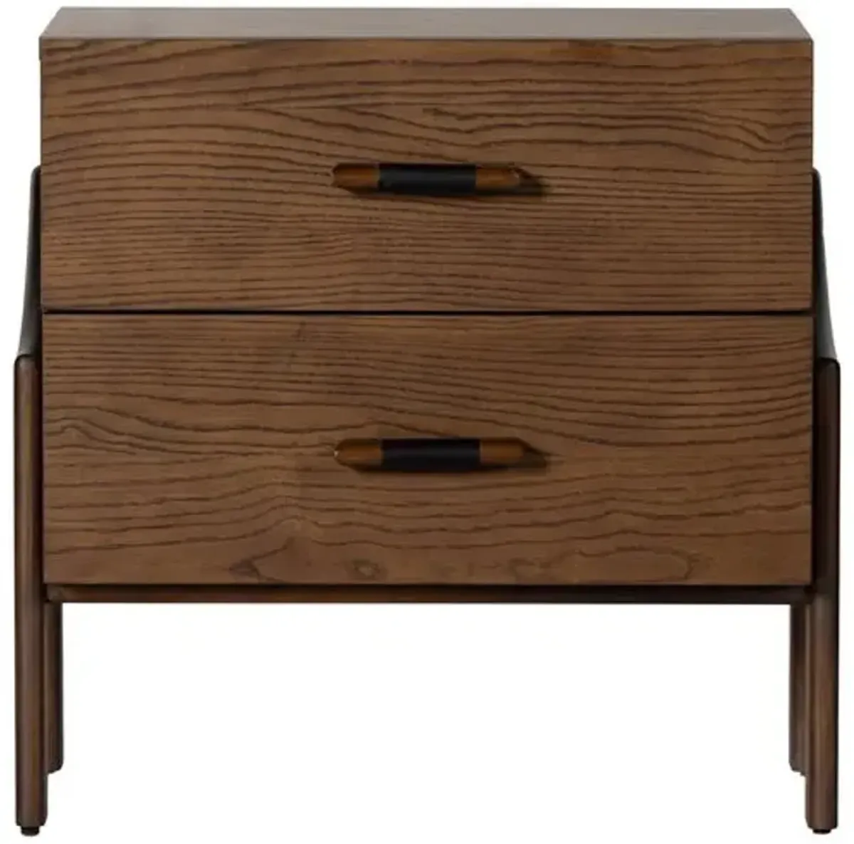 Ocanto Nightstand - Terra Brown