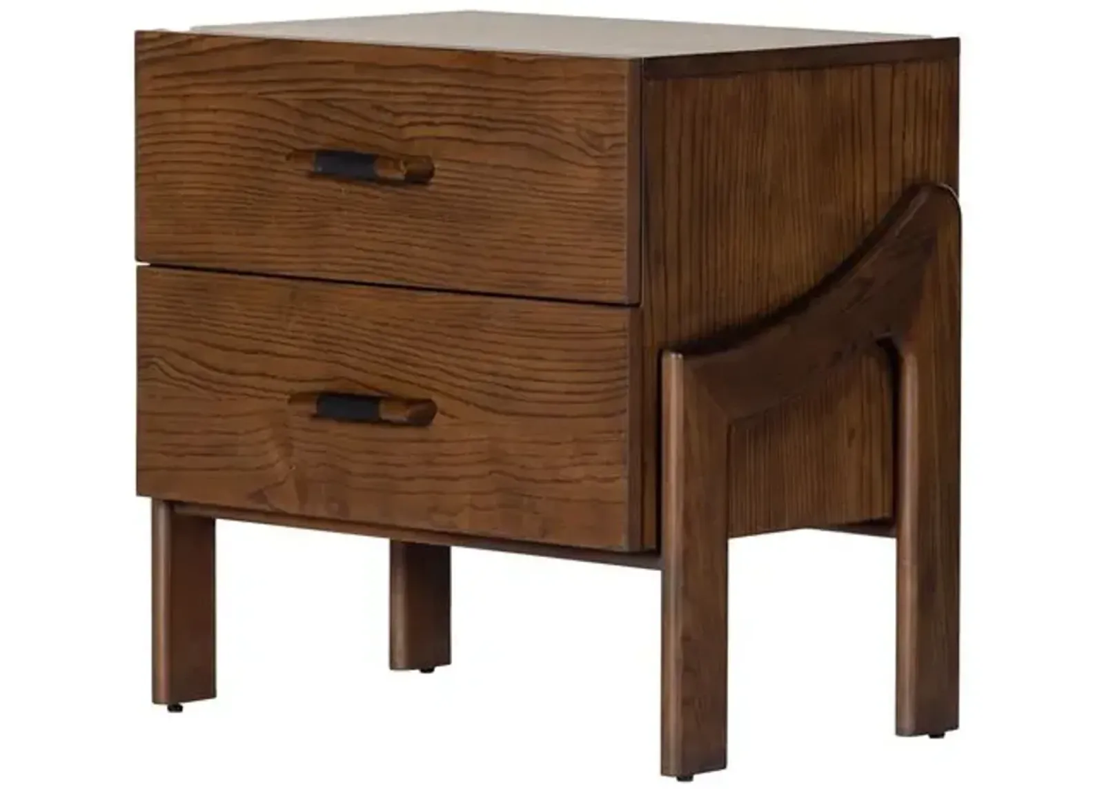 Ocanto Nightstand - Terra Brown