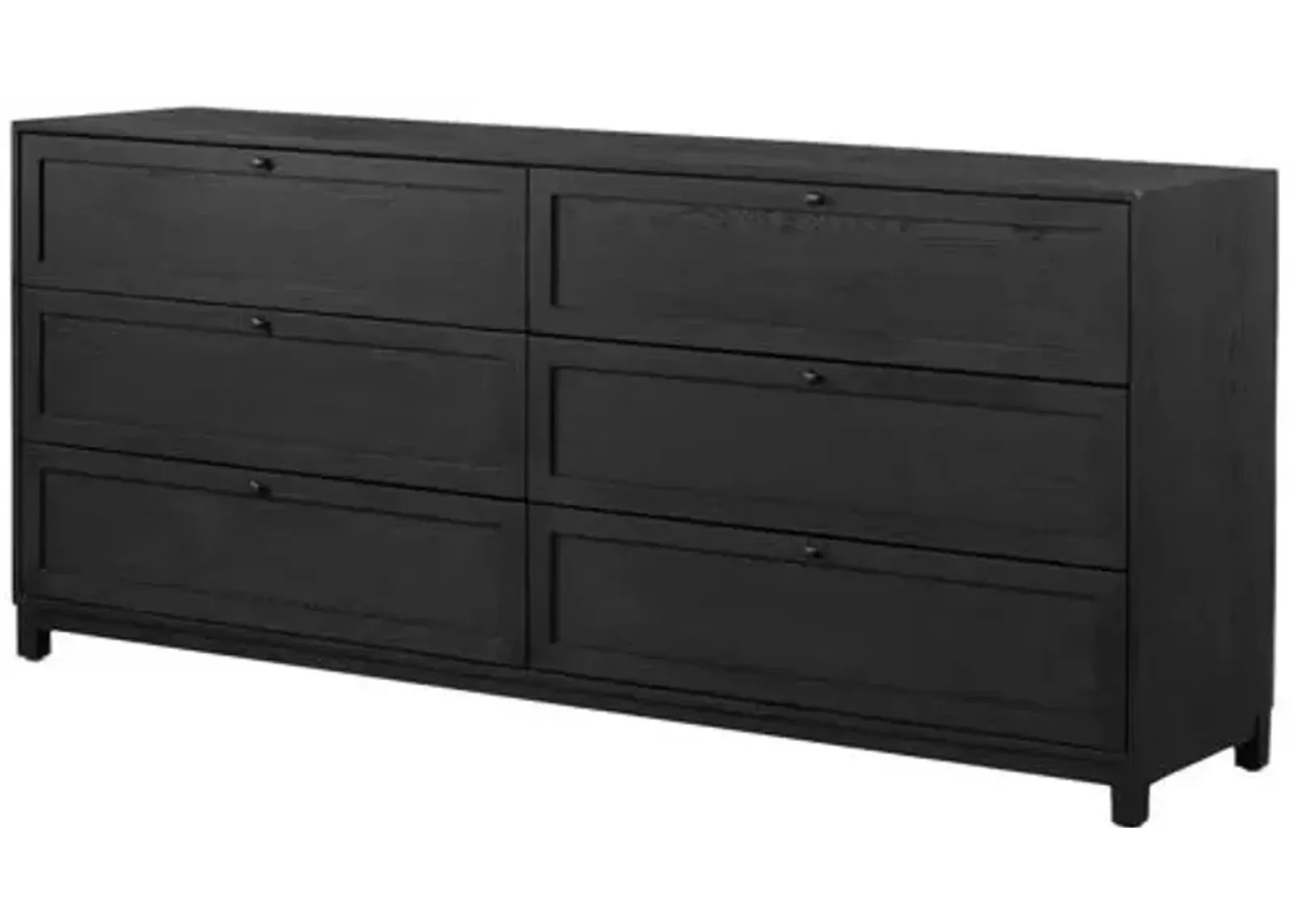 Montclair 6-Drawer Dresser - Drifted Matte Black