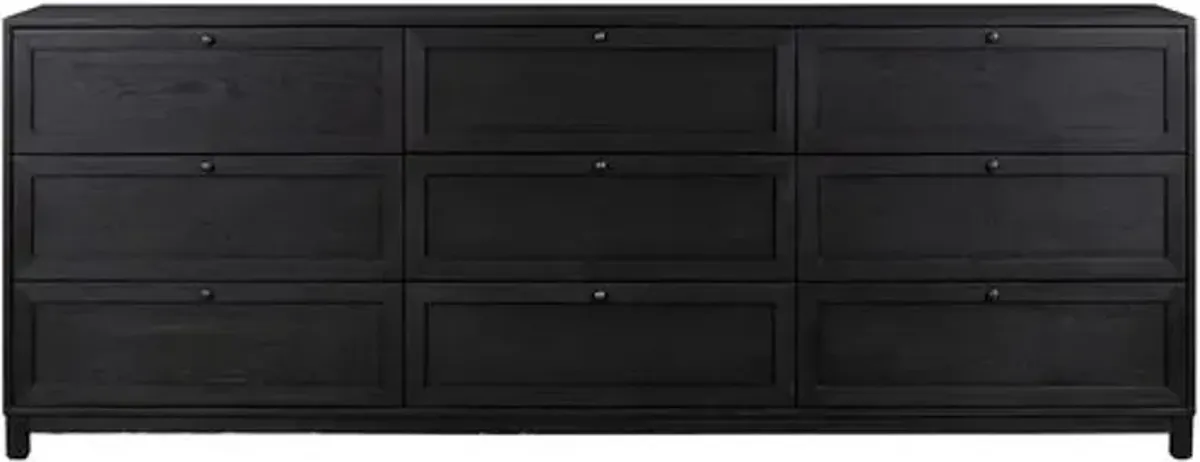 Montclair 9-Drawer Dresser - Drifted Matte Black