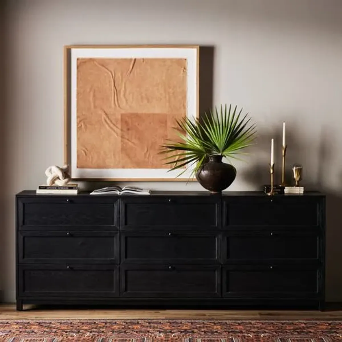 Montclair 9-Drawer Dresser - Drifted Matte Black