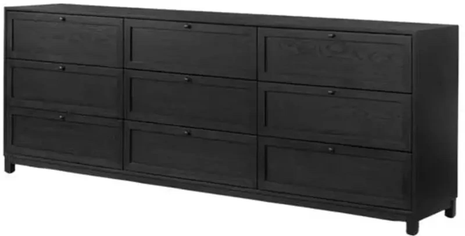 Montclair 9-Drawer Dresser - Drifted Matte Black